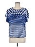 Assorted Brands 100% Polyester Blue Short Sleeve Blouse Size M - photo 1