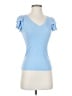 1.State Blue Short Sleeve Top Size XXS - photo 1