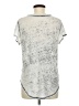 Peyton Jensen Silver Short Sleeve Top Size M - photo 2