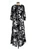 Melissa Masse Print Black Casual Dress Size M - photo 2