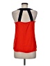 Miami 100% Polyester Orange Sleeveless Top Size M - photo 2