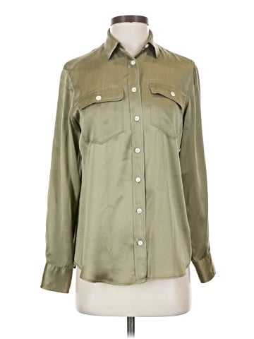 J.Crew Long Sleeve Silk Top (view 1)
