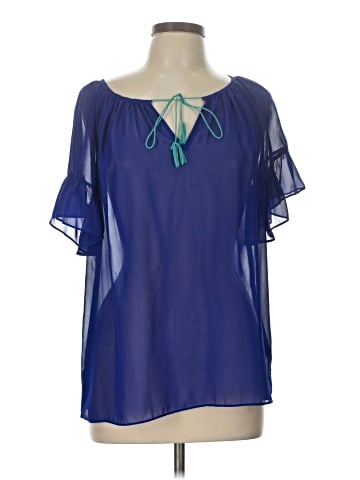 Milly Short Sleeve Blouse (view 1)