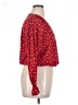Suvimuga Polka Dots Red Long Sleeve Blouse Size XL - photo 4