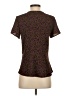 ABound Brown Short Sleeve Blouse Size XXS - photo 2