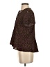 ABound Brown Short Sleeve Blouse Size XXS - photo 5