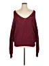 Unbranded 100% Polyester Burgundy Pullover Sweater Size XL - photo 1