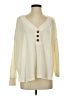 Out From Under Ivory Long Sleeve Henley Size S - photo 1