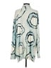 Norma Kamali Print Blue Long Sleeve Blouse Size S - photo 2
