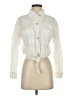 Current/Elliott Ivory Long Sleeve Blouse Size Sm (1) - photo 1