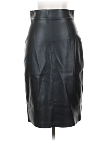 Susana Monaco Faux Leather Skirt (view 2)