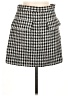 H&M Houndstooth Black Casual Skirt Size 8 - photo 1
