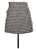 H&M Houndstooth Black Casual Skirt Size 8 - photo 2