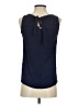 Boden 100% Viscose Blue Sleeveless Blouse Size 2 - photo 2