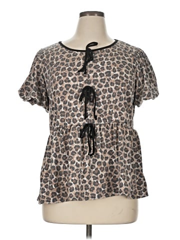 Haptics Short Sleeve Blouse (view 1)
