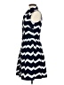 Taylor Chevron-herringbone Blue Casual Dress Size 6 - photo 5