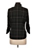 Polly & Esther 100% Polyester Plaid Black 3/4 Sleeve Blouse Size M - photo 2