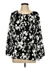 Vince Camuto 100% Polyester Black Long Sleeve Blouse Size L - photo 1