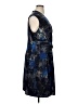 Ellen Tracy Graphic Blue Cocktail Dress Size 16W - photo 4