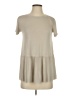 Truly Madly Deeply 100% Modal Tan Short Sleeve Top Size XS - photo 1