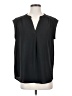 Gibson 100% Polyester Black Sleeveless Blouse Size S - photo 1