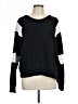 Evereve Color Block Black Pullover Sweater Size L - photo 1