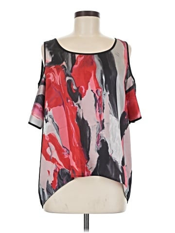 DKNY Jeans Short Sleeve Blouse (view 1)