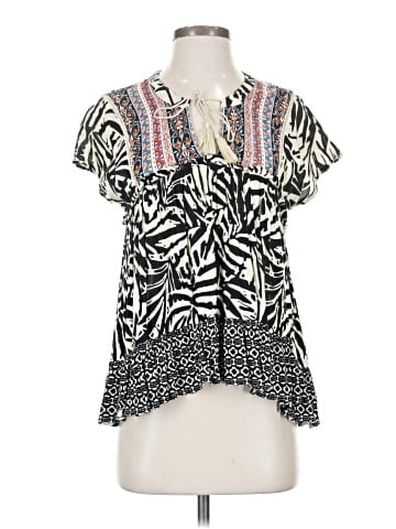 Patrons of Peace Short Sleeve Blouse (view 1)