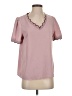 Shein 100% Polyester Pink Short Sleeve Blouse Size S - photo 1