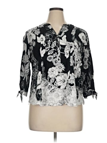 Allison Daley 3/4 Sleeve Blouse (view 1)
