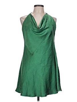 green emerald velvet dress Altar'd State Green Fit and Flare Dress Size Medium Zip Sleeveless –  Recreating Society main image 1