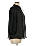 Chaps Polka Dots Black 3/4 Sleeve Blouse Size L - photo 4