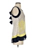 Ryu 100% Polyester Yellow Sleeveless Blouse Size S - photo 4