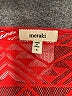 Meraki 100% Polyester Red Short Sleeve Blouse Size S - photo 7