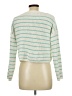 Self Esteem 100% Polyester Stripes Green Pullover Sweater Size L - photo 2