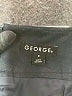 George Solid Black Formal Skirt Size 8 - photo 4