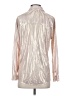 Clifford & Wills 100% Polyester Metallic Silver Pink Long Sleeve Blouse Size S - photo 2