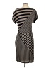BCBGMAXAZRIA 100% Polyester Stripes Gray Casual Dress Size S - photo 2