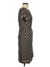 BCBGMAXAZRIA 100% Polyester Stripes Gray Casual Dress Size S - photo 4