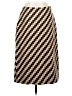 J.Crew Houndstooth Brown Wool Skirt Size 4 - photo 1