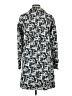 Weekend Max Mara and Newlife 100% Polyester Silver Black Coat Size 6 - photo 2