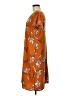 A New Day 100% Polyester Print Orange Casual Dress Size M - photo 5