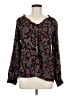 Dalia Collection 100% Rayon Black Long Sleeve Blouse Size M - photo 1