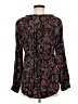 Dalia Collection 100% Rayon Black Long Sleeve Blouse Size M - photo 2