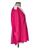 Bebe Color Block Pink 3/4 Sleeve Blouse Size L - photo 4