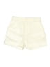 Burberry 100% Cotton Solid Ivory White Athletic Shorts Size 6 - photo 1
