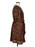 Sandy & Sid Animal Print Brown Casual Dress Size M - photo 4