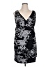 En Focus Studio Graphic Gray Cocktail Dress Size 14 - photo 1