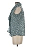 Black Label by Evan Picone 100% Polyester Blue Sleeveless Blouse Size XS - photo 5