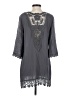 MONORENO 100% Rayon Gray 3/4 Sleeve Blouse Size S - photo 2